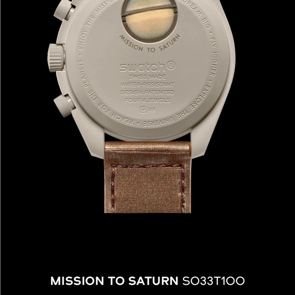 NWT Omega x Swatch Mission to Saturn Speedmaster MoonSwatch - Picture 9 of 9